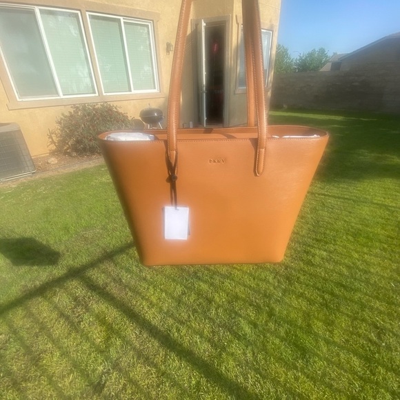 - Brown DKNY large tote bag , NWT​ - Picture 2 of 16